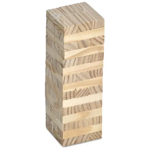 Altitude Tumble Wooden Block Tower Game Tower